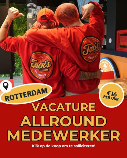 Wervingscampagne Allround medewerker bij Jack's Famous