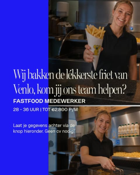 Wervingscampagne Fastfoodmedewerker bij Koala Express